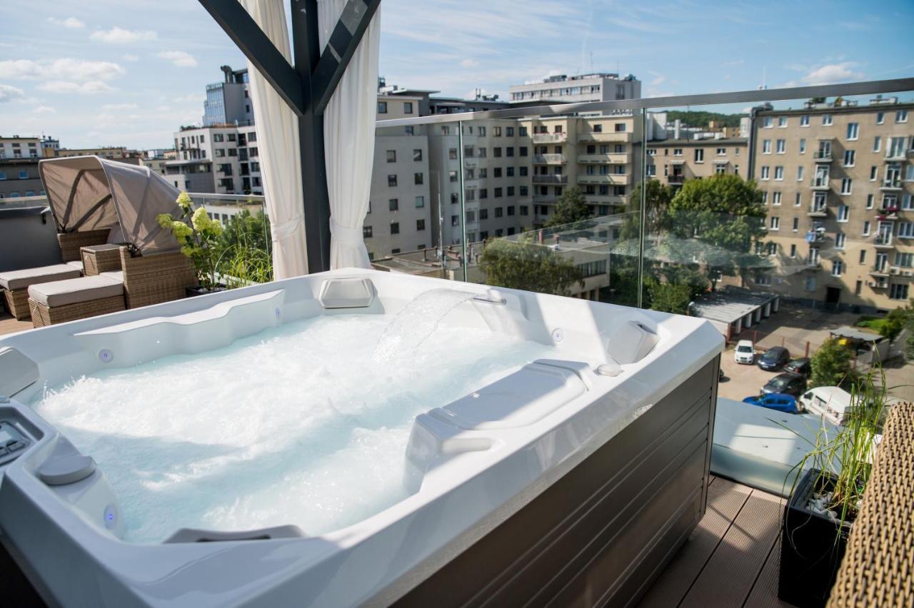 شقة Luksusowy Penthouse Z Jacuzzi I Widokiem Na Morze غدينيا المظهر الخارجي الصورة